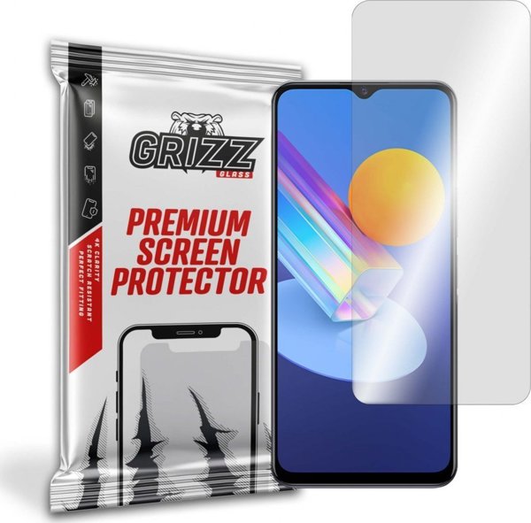 GrizzGlass Υβριδικό Γυαλί Προστασίας για Vivo Y52 5G - Ανθεκτικό, Εύκολη Τοποθέτηση, Oleophobic Επίστρωση