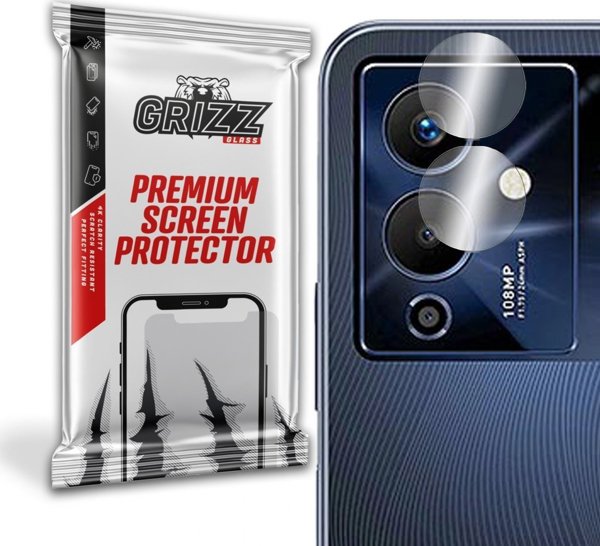GrizzGlass Υβριδικό Γυαλί Κάμερας για Infinix Note 12 Pro 5G, Προστατευτικό Φακού, 2 Τεμάχια