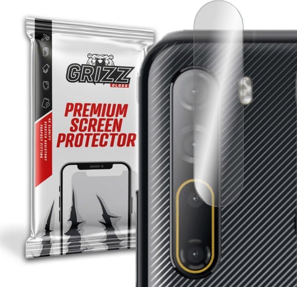 GrizzGlass Υβριδικό Γυαλί Κάμερας για HTC Desire 20 Pro - Προστατευτικό Φακού, 2 Τεμάχια