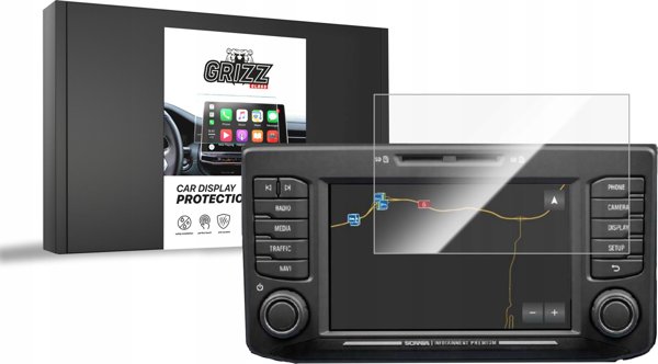 Ceramic GrizzGlass CarDisplay Protection Scania S 8"