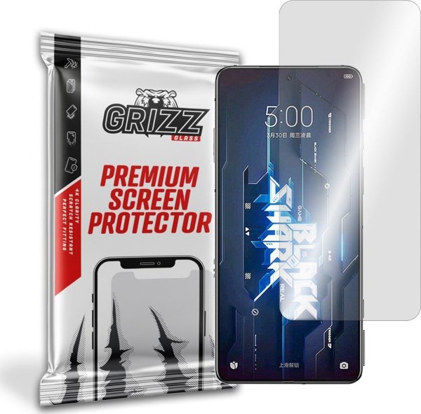 GrizzGlass Υβριδικό Γυαλί για Xiaomi Black Shark 5 - Ανθεκτική Προστασία Οθόνης, Anti-Scratch, Διαφανές