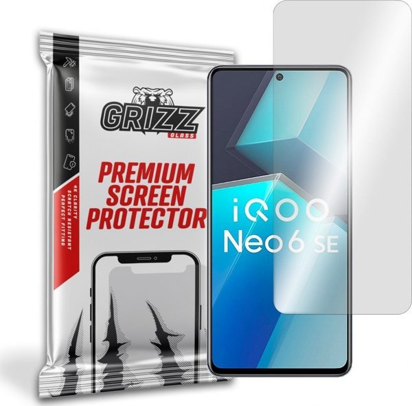 Προστατευτική Μεμβράνη Υδρογέλης GrizzGlass για vivo iQOO Neo 6 SE - Full Coverage, Διαφανής