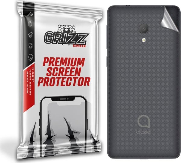 GrizzGlass Αυτοκόλλητο Προστατευτικό Πλάτης SatinSkin για Honor X8 - Διαφανές Προστατευτικό Φύλλο κατά των Γρατζουνιών