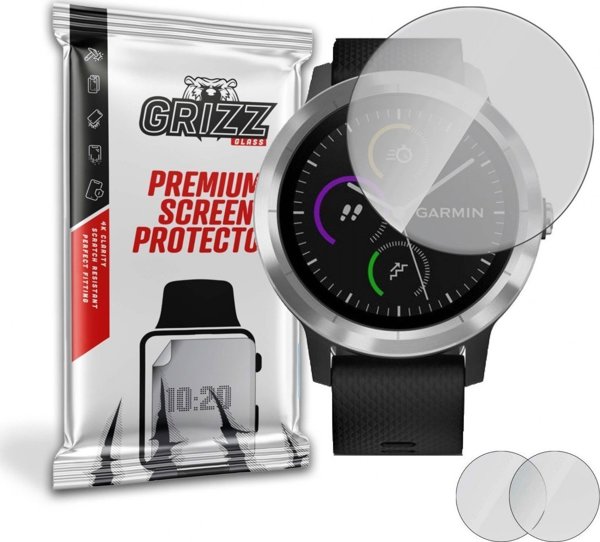 GrizzGlass Προστατευτικό Φιλμ Οθόνης Mat για Garmin Vivoactive 3, Αντιθαμβωτικό, Ανθεκτικό στις Γρατζουνιές
