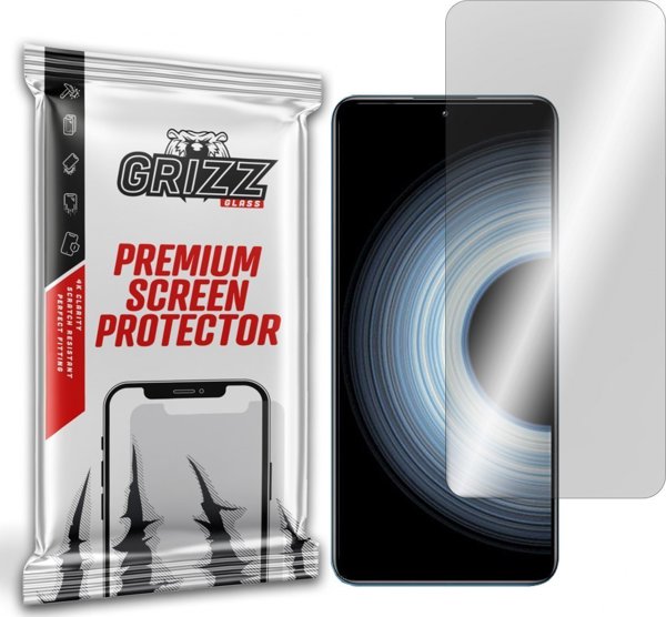 GrizzGlass Υβριδικό Γυαλί για Xiaomi Redmi K50 Ultra, Ανθεκτική Προστασία Οθόνης, Εύκολη Τοποθέτηση