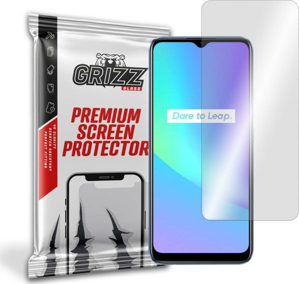 GrizzGlass Υβριδικό Γυαλί Προστασίας για Realme C25s, Ανθεκτικό, Εύκολη Τοποθέτηση, Διαφανές