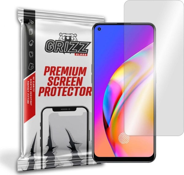 GrizzGlass Υβριδικό Γυαλί Προστασίας για Oppo F19 Pro - Ανθεκτικό, Εύκολη Τοποθέτηση, Oleophobic Layer