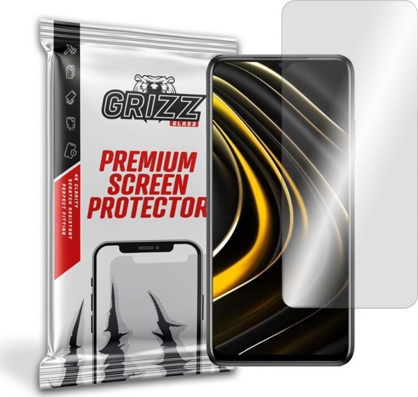 GrizzGlass Υβριδικό Γυαλί Προστασίας Οθόνης για Xiaomi POCO M3 - Ανθεκτικό & Εύκολη Τοποθέτηση