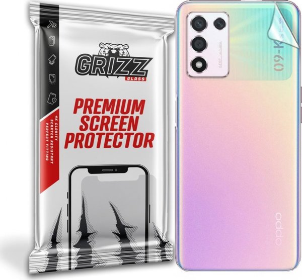 GrizzGlass Αυτοκόλλητο Προστατευτικό Πλάτης SatinSkin για Oppo K9s, Αντιχαρακτικό Φιλμ, Διαφανές