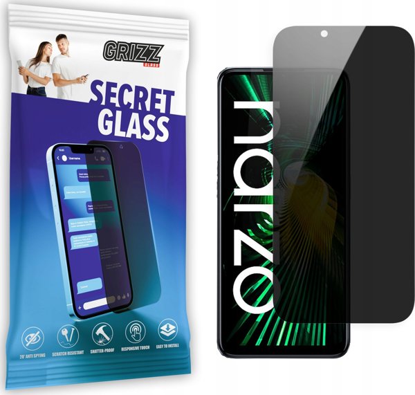 GrizzGlass Σκλό πριβατίζουσκε GrizzGlass SecretGlass Realme Narzo 50 5G