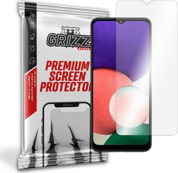 GrizzGlass Υβριδικό Γυαλί Προστασίας Οθόνης για Samsung Galaxy A22 5G, Ανθεκτικό & Εύκολη Τοποθέτηση