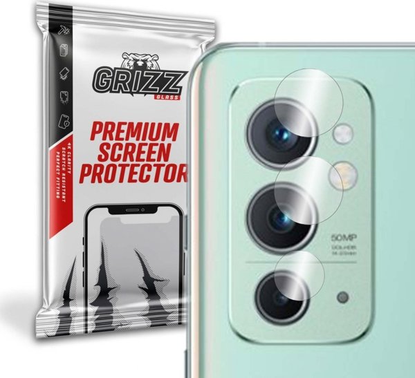GrizzGlass Υβριδικό Γυαλί Κάμερας για OnePlus 9RT 5G - Προστατευτικό Φακού, 2 Τεμάχια