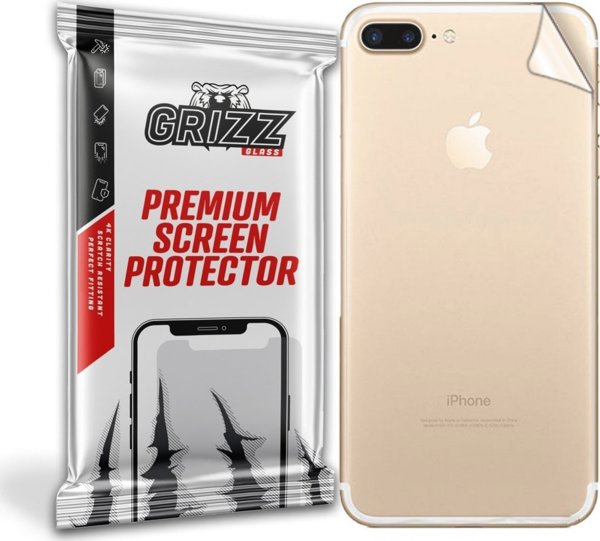 GrizzGlass Προστατευτική Μεμβράνη Πλάτης SatinSkin για Apple iPhone 7 Plus, Εύκαμπτη, Satin Φινίρισμα