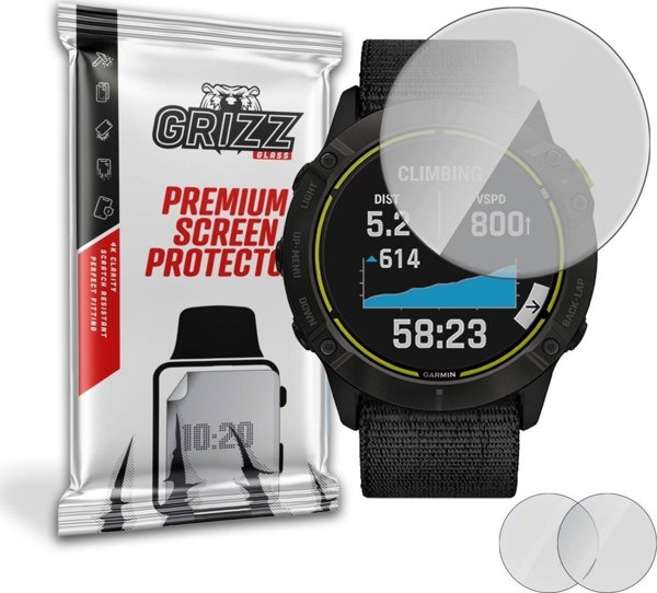 GrizzGlass Προστατευτική Μεμβράνη Ματ για Garmin Enduro, Αντιθαμβωτική & Anti-Fingerprint