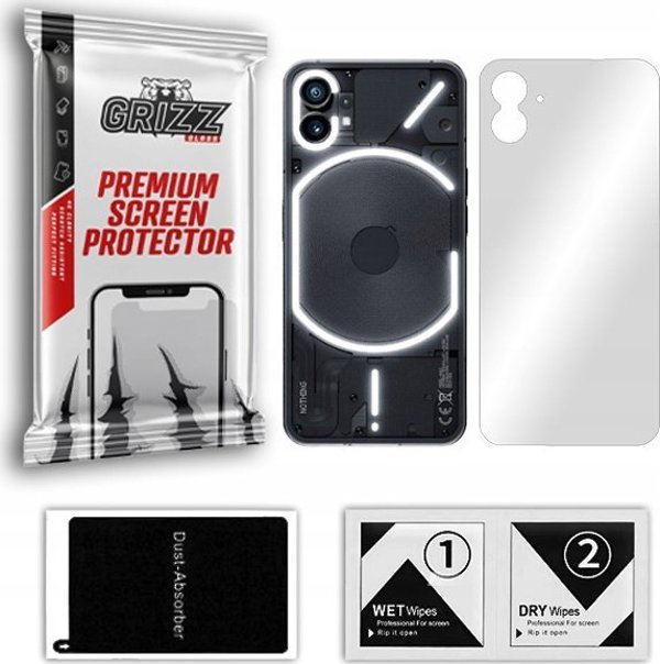 GrizzGlass Σατέν Πίσω Προστατευτικό GrizzGlass SatinSkin για Realme V60