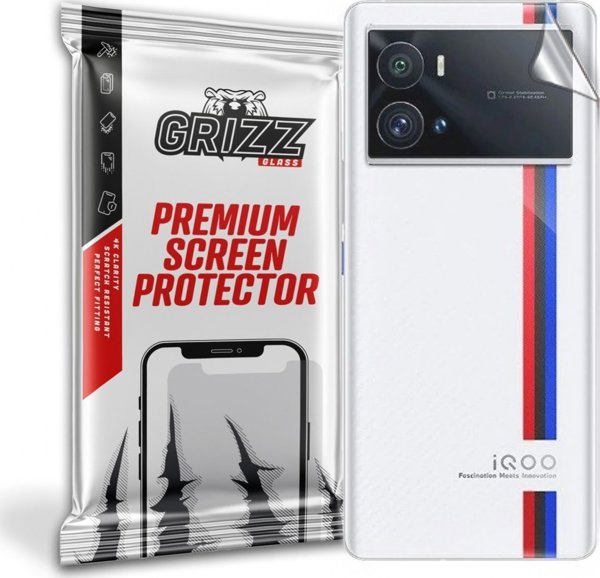 GrizzGlass Προστατευτικό Πίσω Όψης SatinSkin για Vivo IQOO 9 Pro, Αντιχαρακτικό, Διαφανές