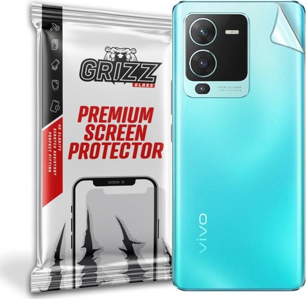 GrizzGlass Προστατευτική Μεμβράνη Πλάτης για Vivo S15 Pro, SatinSkin, Αυτοκόλλητο Προστασίας, Διαφανές