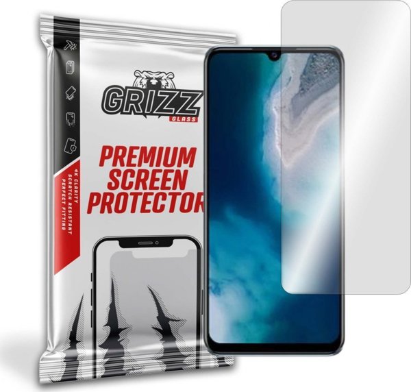 GrizzGlass Υβριδικό Γυαλί Προστασίας για Vivo V20 SE, Ανθεκτικό, Oleophobic, 1 Τεμάχιο