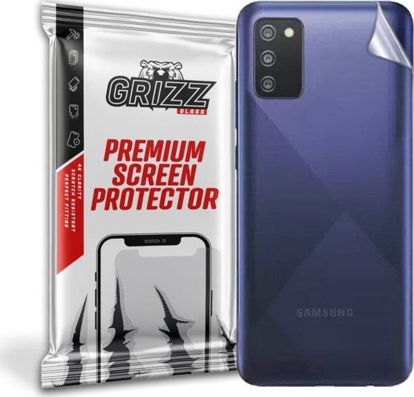 GrizzGlass Προστατευτική Μεμβράνη Πλάτης για Samsung Galaxy F02s - UltraSkin Φιλμ κατά των Γρατζουνιών