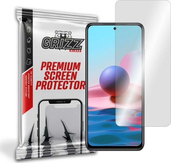 GrizzGlass Υβριδικό Γυαλί Προστασίας για Xiaomi Redmi Note 10s, Εύκολη Τοποθέτηση, Oleophobic Coating