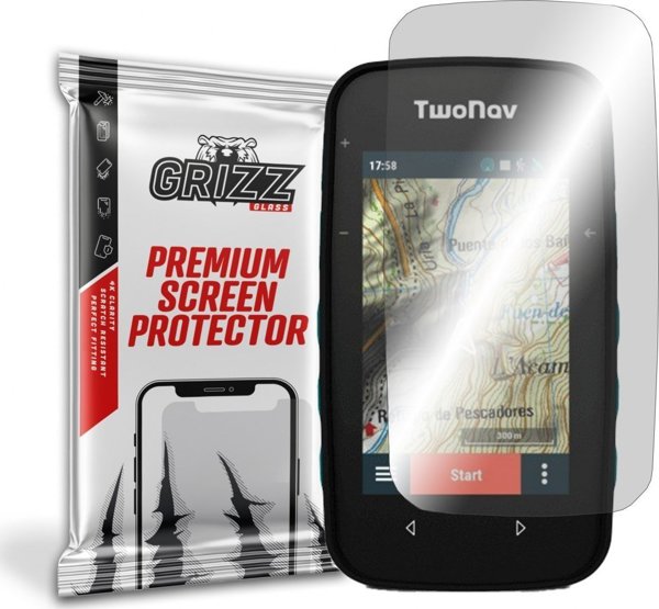 Υβριδικό Γυαλί GrizzGlass για TwoNav GPS Cross – Αντιχαρακτική Προστασία Οθόνης, Εύκολη Τοποθέτηση