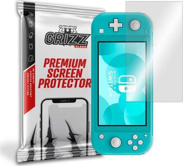 GrizzGlass Υβριδικό Γυαλί Προστασίας Οθόνης για Nintendo Switch Lite - Ανθεκτικό & Anti-Scratch