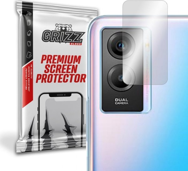 GrizzGlass Υβριδικό Γυαλί Κάμερας για Vivo Y55s 5G - Προστασία Φακού, 2 Τεμάχια