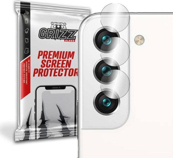 GrizzGlass Υβριδικό Προστατευτικό Κάμερας για Samsung Galaxy S22 - 2 Τεμάχια