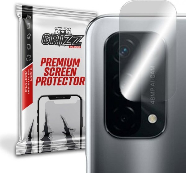 GrizzGlass Υβριδικό Γυαλί Κάμερας για Oppo A74 5G - Προστατευτικό Φακού, 2 Τεμάχια