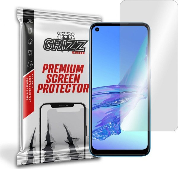 GrizzGlass Υβριδικό Γυαλί Προστασίας για Oppo A53 5G, Εύκολη Τοποθέτηση, Ανθεκτικό στις Γρατζουνιές, Anti-Fingerprint