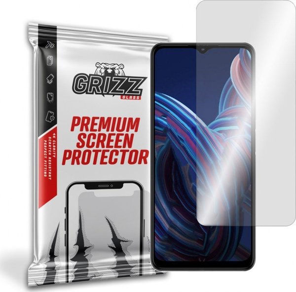GrizzGlass Υβριδικό Γυαλί Προστασίας Οθόνης για ZTE Blade A72 5G, Ανθεκτικό & Εύκολη Τοποθέτηση