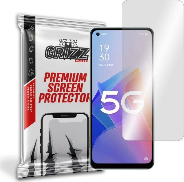 GrizzGlass Προστασία Οθόνης Υδρογέλης (Hydrogel) για Oppo A96 5G - Πλήρης Κάλυψη, Ανθεκτική Μεμβράνη