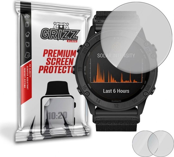 GrizzGlass Ματ Προστατευτικό Οθόνης για Garmin Tactix Delta – Solar Edition, Αντιθαμβωτική Μεμβράνη, Ανθεκτική