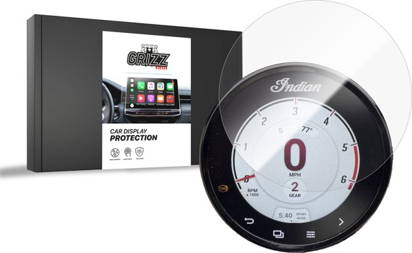 Ceramic GrizzGlass CarDisplay Protection Indian Super Scout 4" 2022-2024