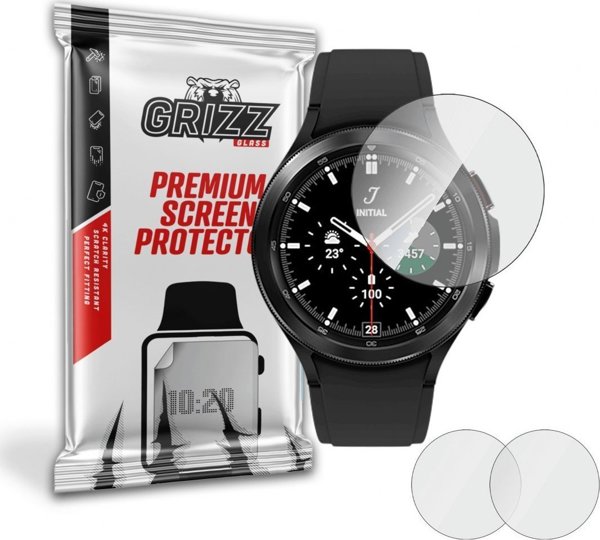 GrizzGlass Υβριδικό Γυαλί για Samsung Galaxy Watch 4 Classic 42mm - 2 Τεμάχια - Προστασία Οθόνης