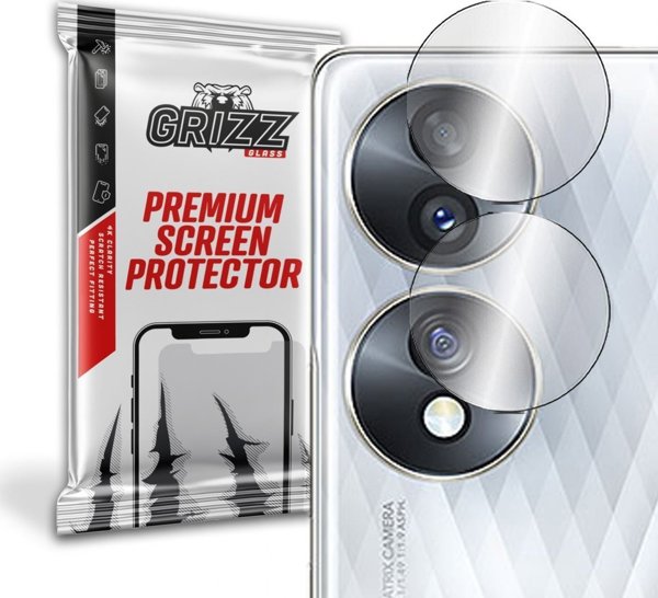 GrizzGlass Υβριδικό Γυαλί Κάμερας για Honor 70 - Σετ 2 Τεμαχίων, Ανθεκτικό στην Κρούση