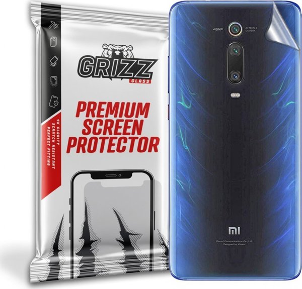 GrizzGlass Προστατευτικό Φιλμ Πλάτης για Xiaomi Mi 9T Pro, UltraSkin, Εύκολη Τοποθέτηση, Διαφανές