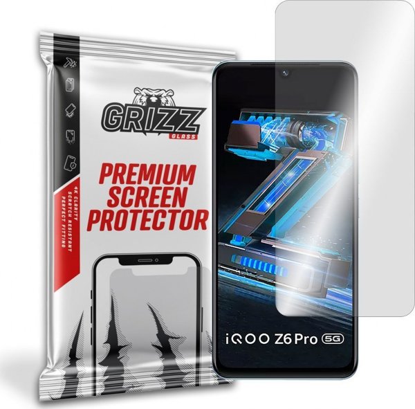 GrizzGlass Προστατευτική Μεμβράνη Υδρογέλης για vivo iQOO Z6 Pro - Full Cover Anti-Scratch