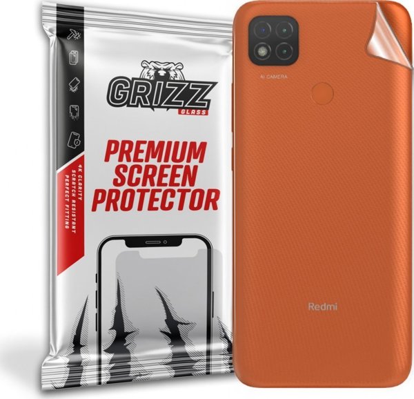 GrizzGlass Φιλμ Προστασίας Πλάτης για Xiaomi Redmi 9C - SatinSkin, Ανθεκτικό, Εύκολη Τοποθέτηση