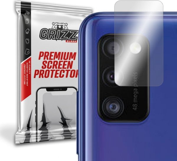 GrizzGlass Υβριδικό Γυαλί Κάμερας για Samsung Galaxy A41 - 2 Τεμάχια, Προστασία από Γρατζουνιές & Κρούσεις