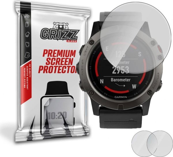 GrizzGlass Ματ Προστατευτικό Φιλμ Οθόνης για Garmin Fenix 5X, Αντιθαμβωτικό, 1 Τεμάχιο