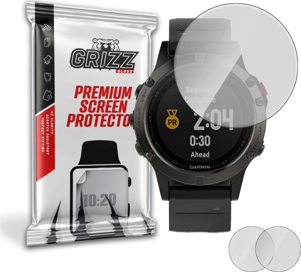 GrizzGlass Ματ Προστατευτικό Φιλμ Οθόνης για Garmin Fenix 5, Αντιθαμβωτικό, Anti-Fingerprint