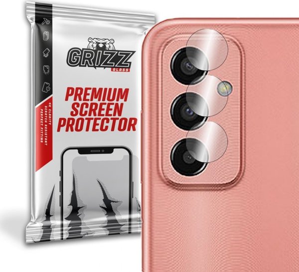 GrizzGlass Υβριδικό Γυαλί Κάμερας για Samsung Galaxy M13 - Σετ 2 Τεμαχίων, Ανθεκτικό στην Κρούση