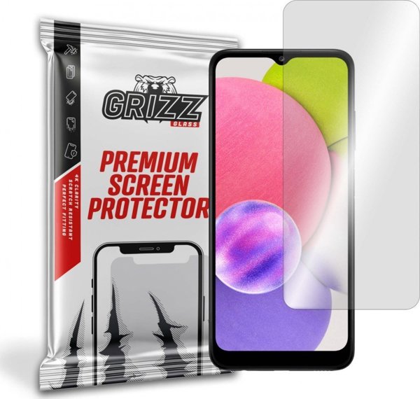 Υβριδικό Γυαλί Προστασίας Οθόνης GrizzGlass Για Samsung Galaxy A03s, Ανθεκτικό & Διαφανές