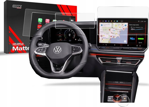 Matte GrizzGlass CarDisplay Protection Volkswagen VW Tiguan 3 15" 2024 [3in1] GRZ9490 5906146420748