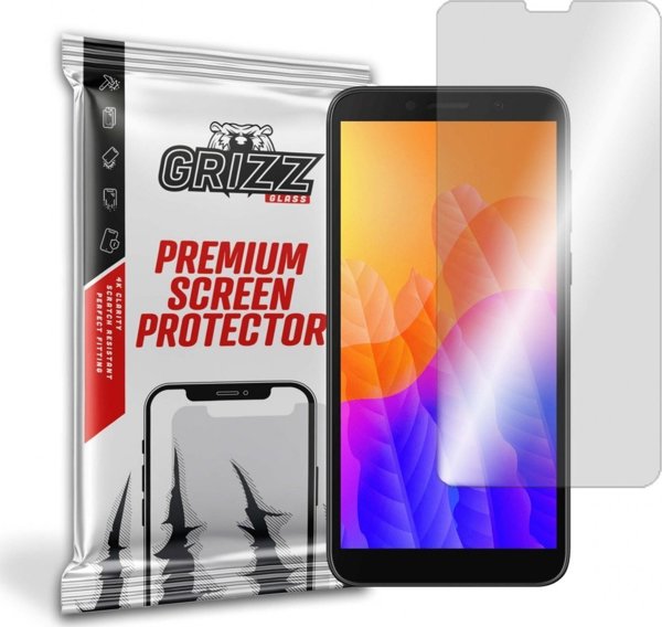 GrizzGlass Υβριδικό Γυαλί Προστασίας Οθόνης για Huawei Y5p, Ανθεκτικό στις Γρατζουνιές, Διαφανές