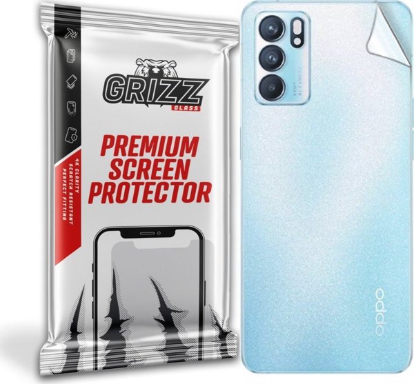 GrizzGlass Προστατευτική Μεμβράνη Πλάτης για Oppo Reno 6 5G - SatinSkin Ανθεκτική Μεμβράνη