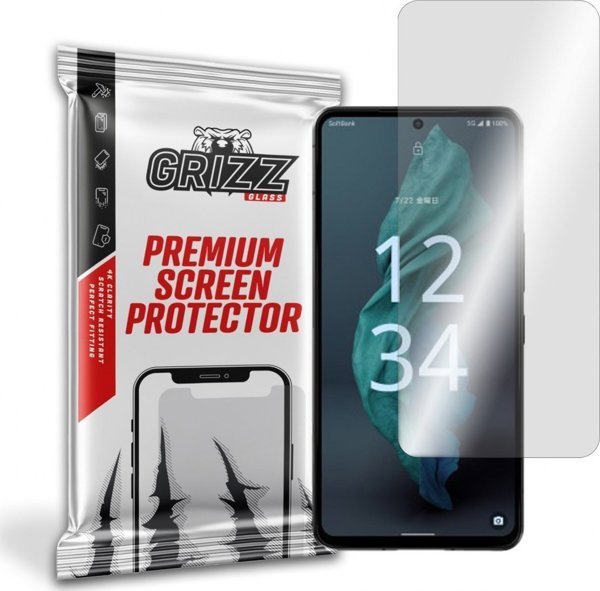 GrizzGlass Προστατευτικό Οθόνης Υδρογέλης για Sharp Aquos R7, Full Cover, Διάφανο