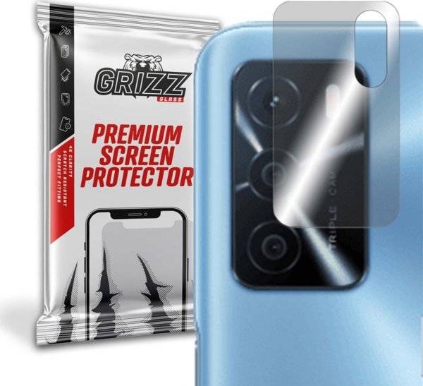 GrizzGlass Υβριδικό Γυαλί Κάμερας για Oppo A54s - Προστασία Φακού, 2 Τεμάχια