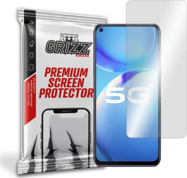 GrizzGlass Υβριδικό Γυαλί Προστασίας για Vivo Y70T 5G, Ανθεκτικό, Αντιχαρακτικό, Εύκολη Τοποθέτηση